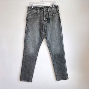 Bonobos Mens Athletic Fit Jeans 31X32 Tapered Preppy Organic Cotton Gray Wash